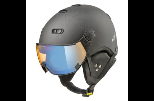 CP Ski CARACHILLO Carbon Helmet black carbon soft touch/black / Visor Nr.26 M
