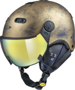 CP Ski CARACHILLO Vintage Helmet vintage gold / Visor Nr.30 L CP Ski CARACHILLO Vintage Helmet vintage gold / Visor Nr.30 L