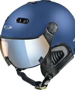 CP Ski CARACHILLO Helmet maritime blue soft touch / Visor Nr.26 L CP Ski CARACHILLO Helmet maritime blue soft touch / Visor Nr.26 L