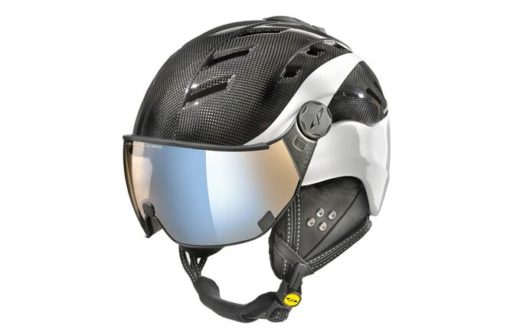CP Ski CAMURAI Carbon Helmet carbon shiny/white shiny / Visor Nr.26 M
