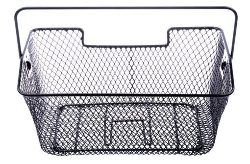 Panier  pour porte-bagage 40x30x18 cm maille fine noir