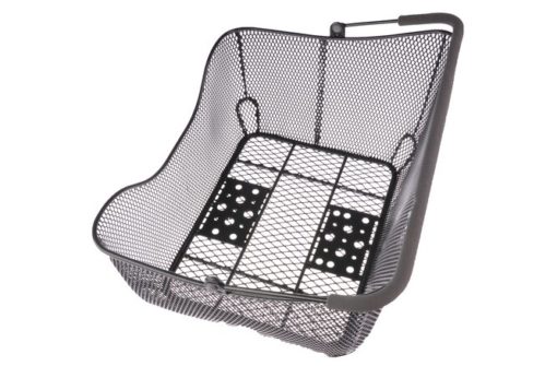 Pletscher Panier Delux pour porte-bagage 40x31x21 cm maille fine gris