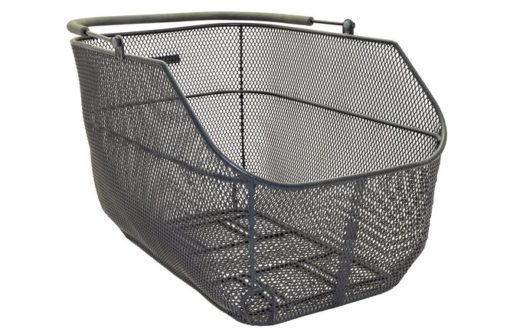 Pletscher Panier Deluxe XXL p/porte-bagage a/adaptateur 3-points maille fine noi