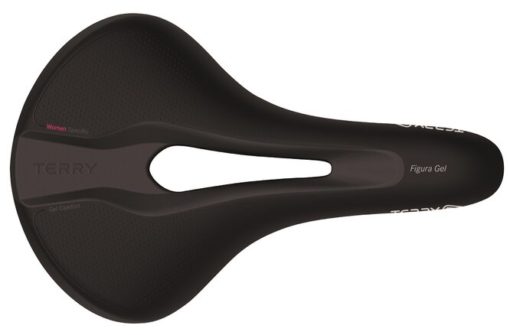 Terry selle Figura Gel Lady avec trou black