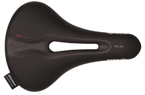 Terry selle Fisio Flex Gel Lady avec trou black
