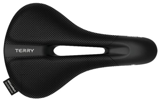 Terry selle Fisio ClimaVent Gel Max Man avec trou black