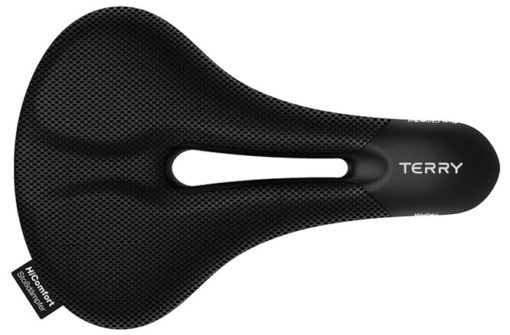 Terry selle Fisio ClimaVent Gel Max Lady avec trou black