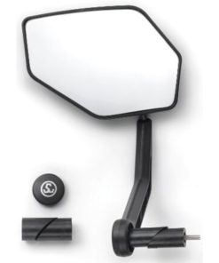 Rétroviseur ovale fixation sur le guidon gauche StVZO autorisé p/e-bikes rapides