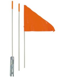 Fanion avec support avec fîxation sous le serrage rapide, orange Fanion avec support avec fîxation sous le serrage rapide, orange