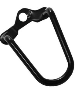 Protège dérailleur court blocage horizontal noir Protège dérailleur court blocage horizontal noir