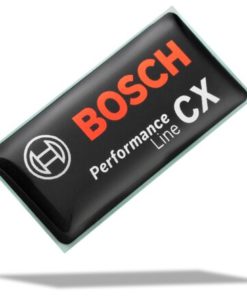 Bosch Autocollant avec logo Performance Line BDU374Y CX rectangulaire noir Bosch Autocollant avec logo Performance Line BDU374Y CX rectangulaire noir