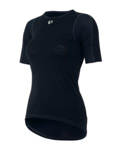 PEARL iZUMi W Transfer Wool SS Cycling Baselayer noir S PEARL iZUMi W Transfer Wool SS Cycling Baselayer noir S