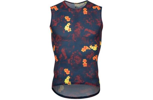 PEARL iZUMi Transfer Mesh SL Baselayer fleurs chaudes XL