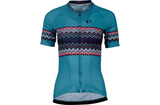 PEARL iZUMi W Attaque JRSY blnkt strp ocean bl blanc hrlm XS