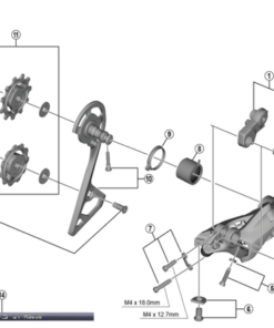 Shimano Plaquette intérieure RD-R8000 SS Shimano Plaquette intérieure RD-R8000 SS