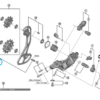 Shimano Plaquette intérieure RD-M9050- SGS Shimano Plaquette intérieure RD-M9050- SGS
