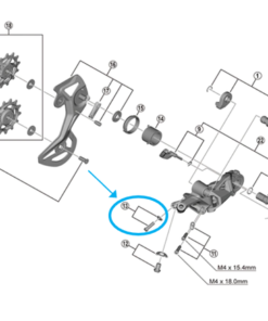 Shimano Vis de réglage pour ressort RD-M8100 Shimano Vis de réglage pour ressort RD-M8100