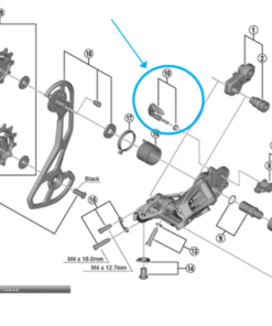 Shimano Unité de l'interrupteur avec vis RD-RX810 Shimano Unité de l'interrupteur avec vis RD-RX810