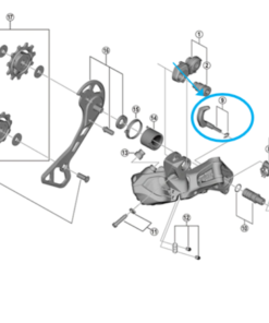 Shimano Unité de l'interrupteur avec vis RD-RX817 Shimano Unité de l'interrupteur avec vis RD-RX817