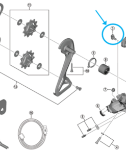Shimano guide du câble RD-R9250/RD-R8150