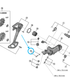 Shimano Vis de réglage pour ressort RD-U8000 Shimano Vis de réglage pour ressort RD-U8000
