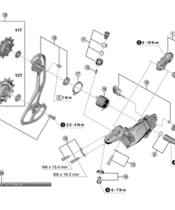 Shimano Plaque interne de chape RD-RX820 Shimano Plaque interne de chape RD-RX820