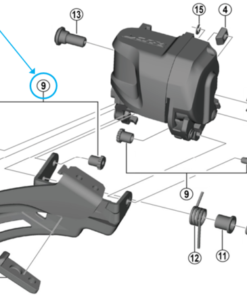 Shimano Pont et vis de fixation FD-M9050 pour guide de chaîne Shimano Pont et vis de fixation FD-M9050 pour guide de chaîne
