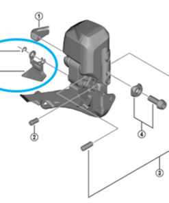 Shimano plaquett de renforcement FD-R7150 Shimano plaquett de renforcement FD-R7150