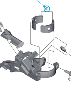 Shimano FD-M3000 Adaptateur derailleur avant 31.8 mm