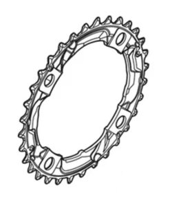 Shimano Plateau Alivio FC-M410 32 dents argent Shimano Plateau Alivio FC-M410 32 dents argent