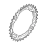 Shimano Plateau Deore FC-M590 44 dents pour protège-chaîne gris Shimano Plateau Deore FC-M590 44 dents pour protège-chaîne gris