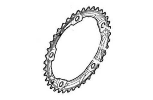 Shimano Plateau 105 FC-5703 39 dents argent