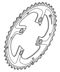 Shimano Plateau XTR FC-M985 44 dents AF-Type Shimano Plateau XTR FC-M985 44 dents AF-Type