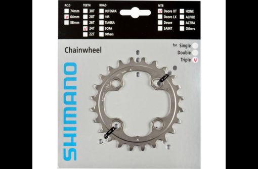 Shimano Plateau Deore XT FC-M780 24 dents AE-Type