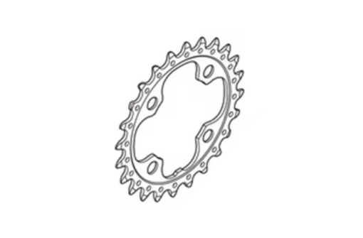 Shimano Plateau Deore FC-M590 24 dents AE noir