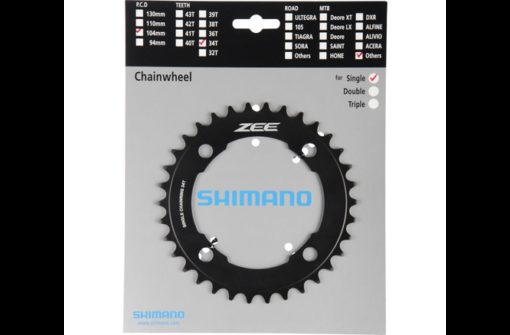 Shimano plateau ZEE FC-M640 34 dents noir