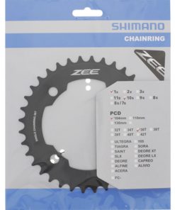 Shimano plateau ZEE FC-M640 36 dents noir Shimano plateau ZEE FC-M640 36 dents noir
