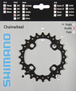 Plateau Shimano FC-M675 24 dents Plateau Shimano FC-M675 24 dents