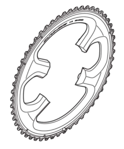 Shimano Plateau Dura-Ace FC-9000 50 dents MA-Type pour 50-34 dents Shimano Plateau Dura-Ace FC-9000 50 dents MA-Type pour 50-34 dents