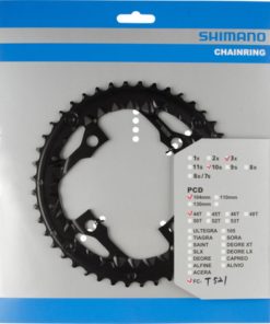 Shimano Plateau FC-T521 44 dents AE pour protège-chaîne Shimano Plateau FC-T521 44 dents AE pour protège-chaîne