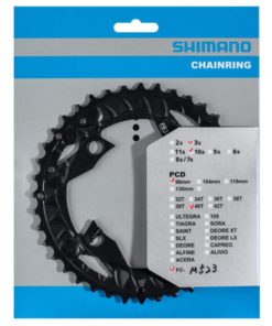 Shimano Plateau FC-M523 40 dents noir Shimano Plateau FC-M523 40 dents noir