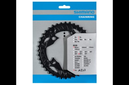 Shimano Plateau FC-M523 40 dents noir