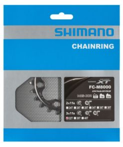 Shimano Plateau Deore XT FC-M8000 22 dents BA-Type pour 40x30x22 Shimano Plateau Deore XT FC-M8000 22 dents BA-Type pour 40x30x22