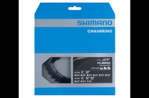 Shimano Plateau Deore XT FC-M8000 40 dents BA-Type pour 40x30x22