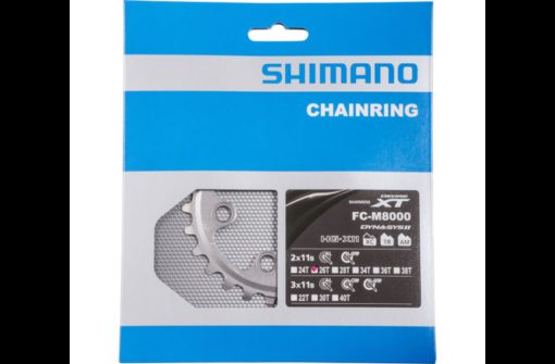 Shimano Plateau Deore XT FC-M8000 26 dents BC-Type pour 36×26