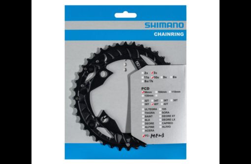 Plateau Shimano FC-M523 40 dents AN noir