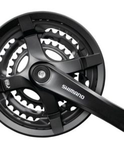 Shimano Pédalier FC-TY501 carré 170 mm 42x34x24 noir garde-chaîne compatible noi Shimano Pédalier FC-TY501 carré 170 mm 42x34x24 noir garde-chaîne compatible noi