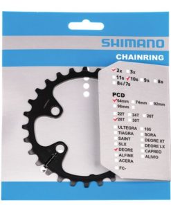 Plateau Shimano FC-M6000-B 26 dents BF-Type Plateau Shimano FC-M6000-B 26 dents BF-Type