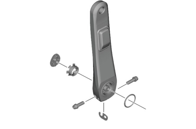 Shimano Manivelle FC-R8100-P gauche 160 mm Shimano Manivelle FC-R8100-P gauche 160 mm