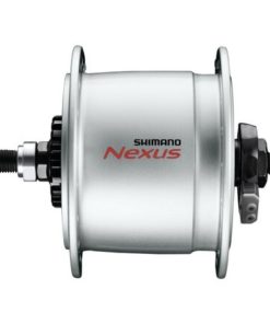 Shimano moyeu à dynamo DH-C6000 100mm 36-t 6V/3W à écrou argent box Shimano moyeu à dynamo DH-C6000 100mm 36-t 6V/3W à écrou argent box